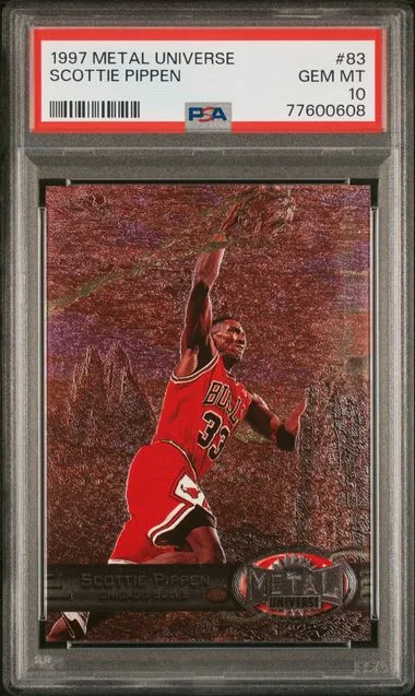 1997-98 Fleer Metal Universe Scottie Pippen #83 card image