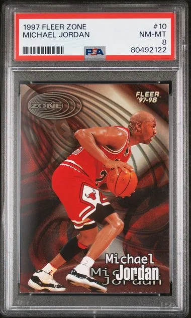 1997-98 Fleer Michael Jordan Zone #10 card image