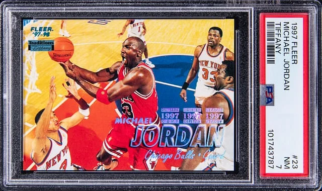 1997-98 Fleer Michael Jordan Tiffany Collection #23 card image