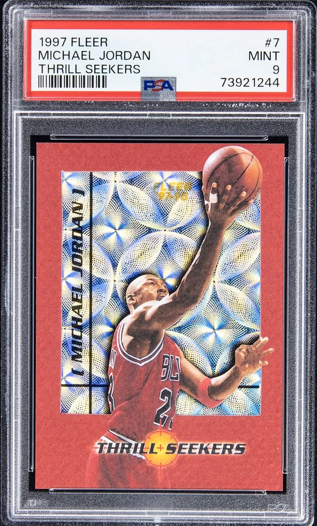 1997-98 Fleer Michael Jordan Thrill Seekers #7 card image