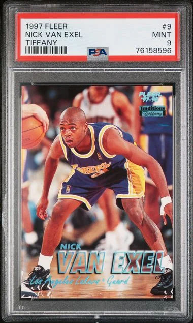 1997-98 Fleer Nick Van Exel Tiffany #9 card image