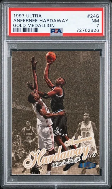 1997-98 Fleer Ultra Anfernee Hardaway Gold Medallion #24G card image