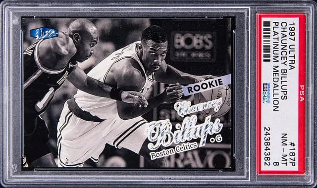 1997-98 Fleer Ultra Chauncey Billups Platinum Medallion #187P card image