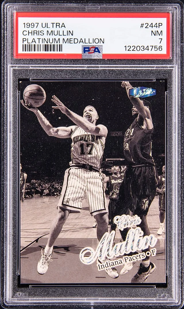 1997-98 Fleer Ultra Chris Mullin Platinum Medallion #244P card image