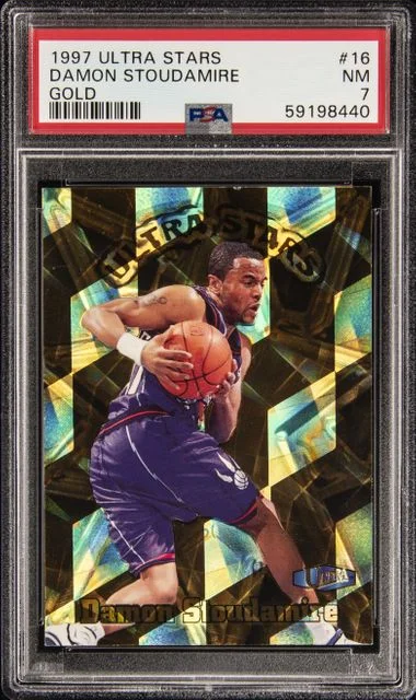 1997-98 Fleer Ultra Damon Stoudamire Stars Gold #16 card image