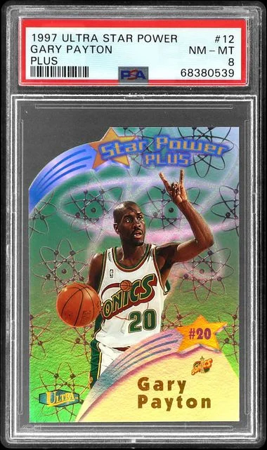 1997-98 Fleer Ultra Gary Payton Star Power Plus #12 card image