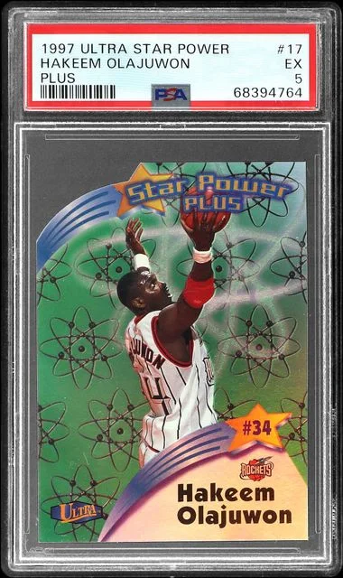 1997-98 Fleer Ultra Hakeem Olajuwon Star Power Plus #17 card image