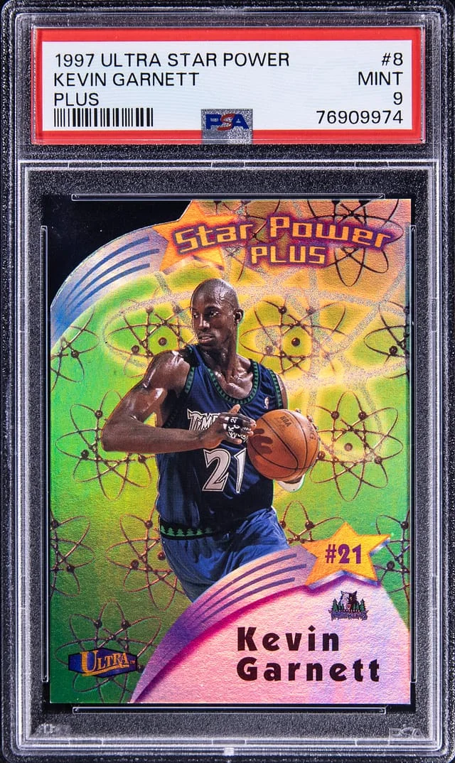 1997-98 Fleer Ultra Kevin Garnett Star Power Plus #8 card image