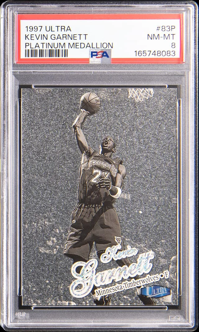 1997-98 Fleer Ultra Kevin Garnett Platinum Medallion #83P card image