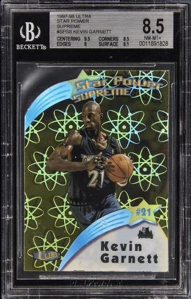 1997-98 Fleer Ultra Kevin Garnett Star Power Supreme #SPS8 card image