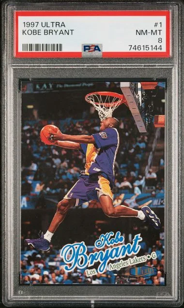 1997-98 Fleer Ultra Kobe Bryant #1 card image