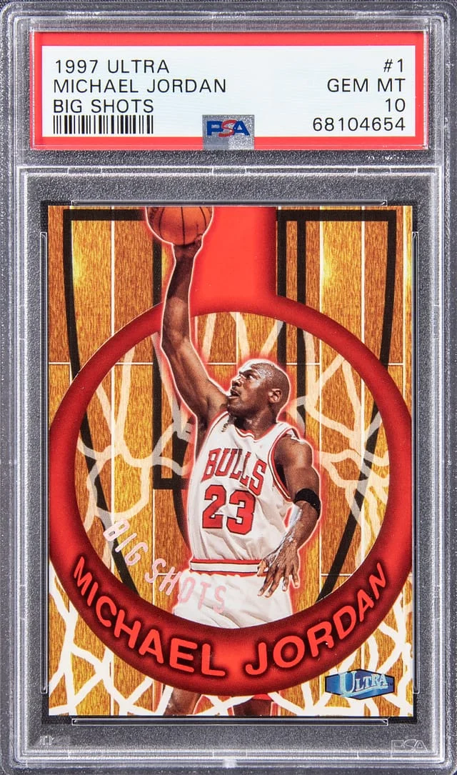 1997-98 Fleer Ultra Michael Jordan Big Shots #1BS card image