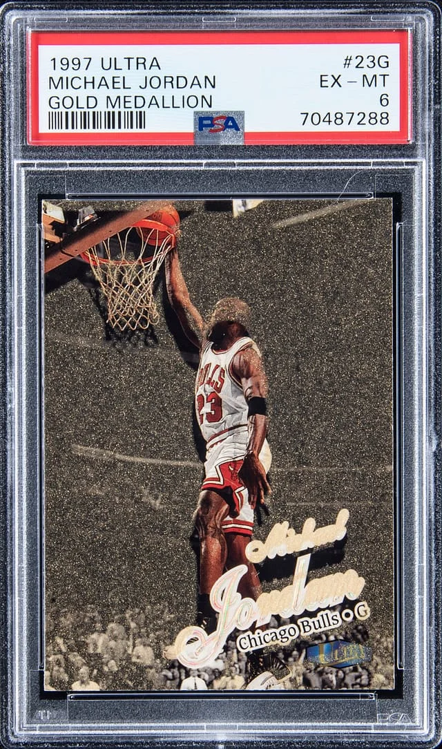 1997-98 Fleer Ultra Michael Jordan Gold Medallion #23 card image
