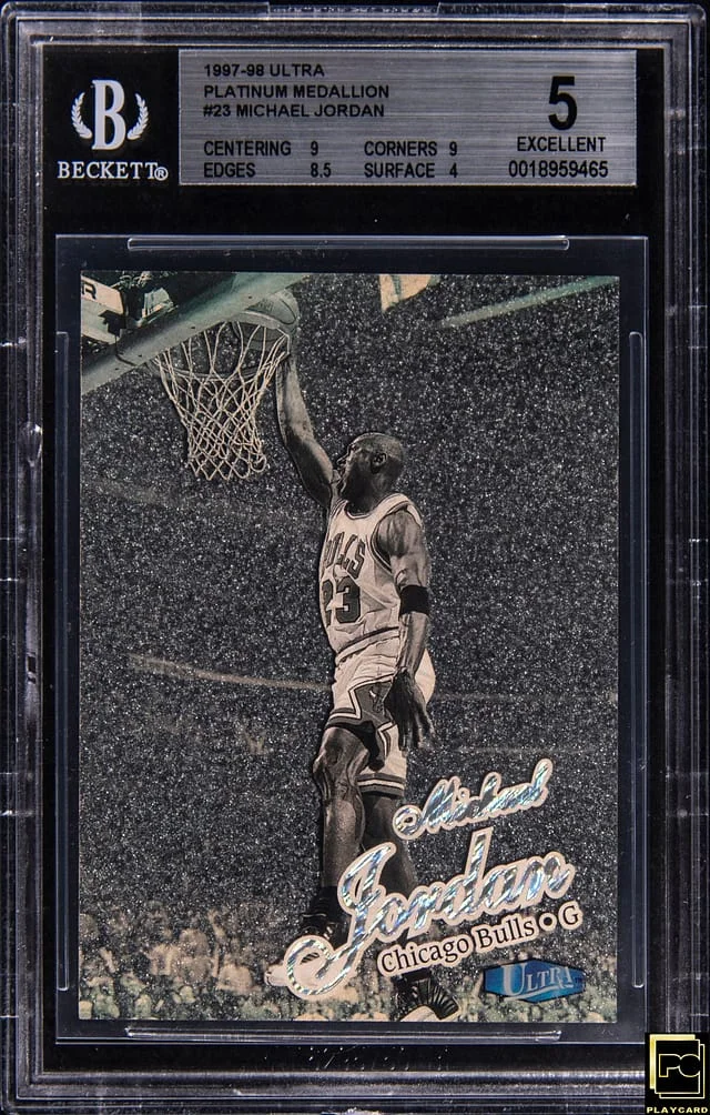 1997-98 Fleer Ultra Michael Jordan Platinum Medallion #23P card image