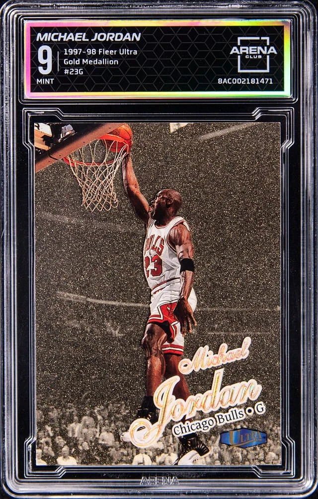 1997-98 Fleer Ultra Michael Jordan - AC Gold Medallion #23G card image