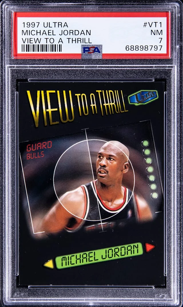 1997-98 Fleer Ultra Michael Jordan View To A Thrill #VT1 card image