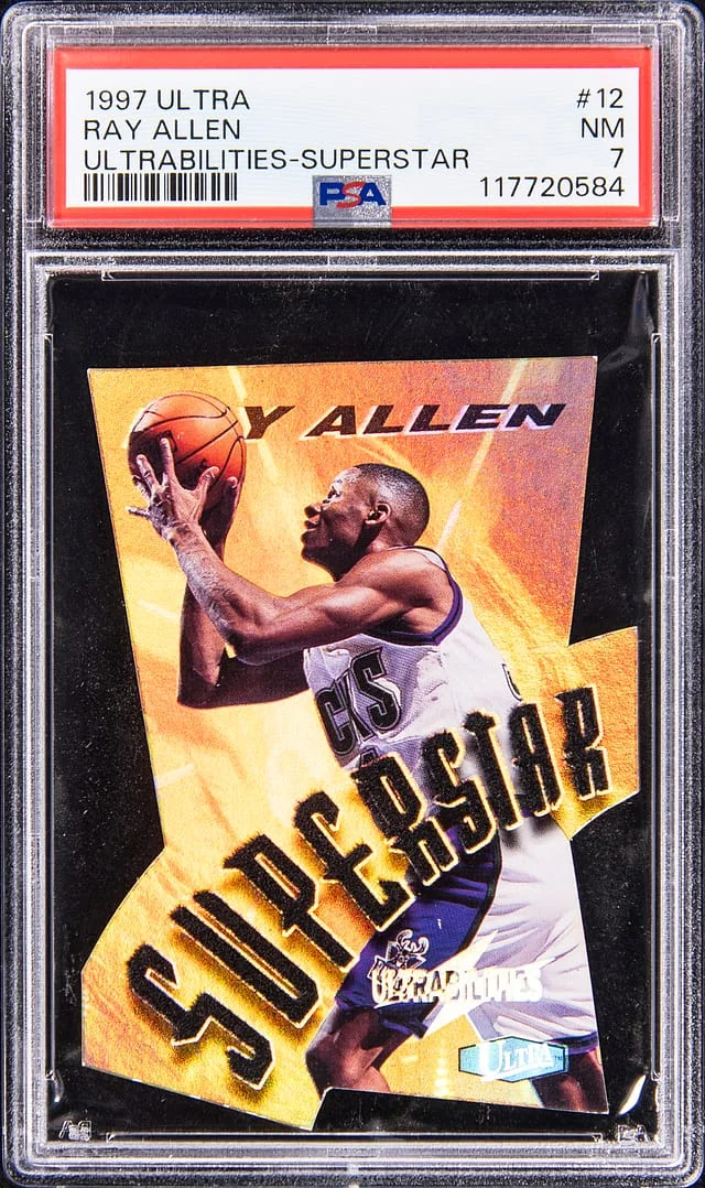 1997-98 Fleer Ultra Ray Allen Ultrabilities Superstar #12 card image