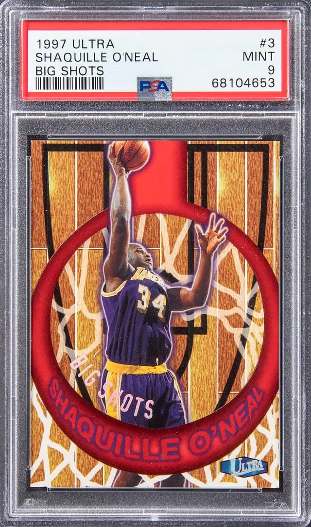 1997-98 Fleer Ultra Shaquille O'Neal Big Shots #3BS card image