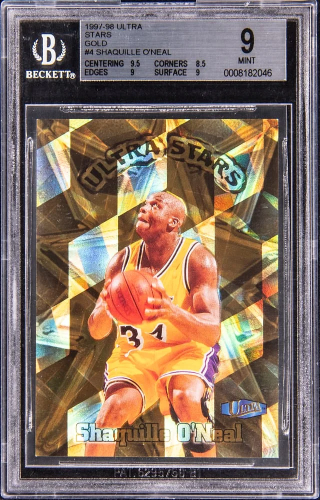 1997-98 Fleer Ultra Shaquille O'Neal Stars Gold #4 card image