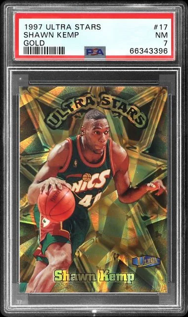 1997-98 Fleer Ultra Shawn Kemp Stars Gold #17 card image