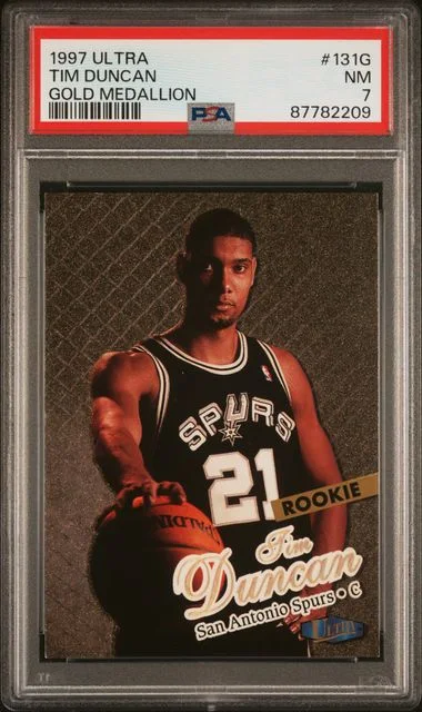 1997-98 Fleer Ultra Tim Duncan Gold Medallion #131G card image