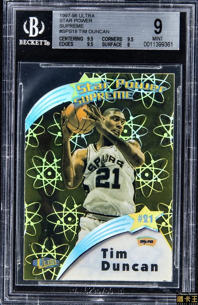 1997-98 Fleer Ultra Tim Duncan Star Power Supreme #18 card image