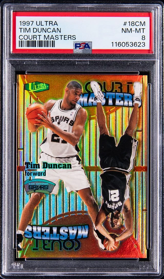 1997-98 Fleer Ultra Tim Duncan Court Masters #18CM card image