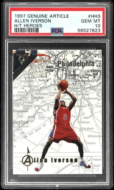 1997-98 Genuine Article Hometown Heroes Allen Iverson #HH3 card image