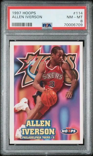 1997-98 Hoops Allen Iverson #114 card image