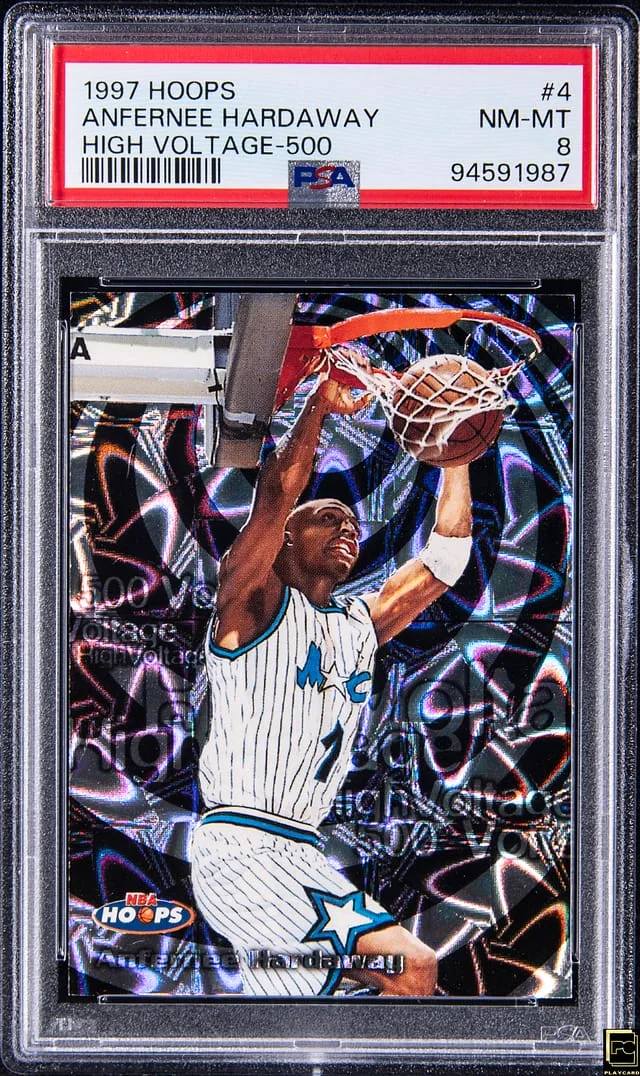 1997-98 Hoops Anfernee Hardaway High Voltage-500 #4 card image