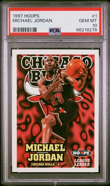 1997-98 Hoops Michael Jordan #1 card image