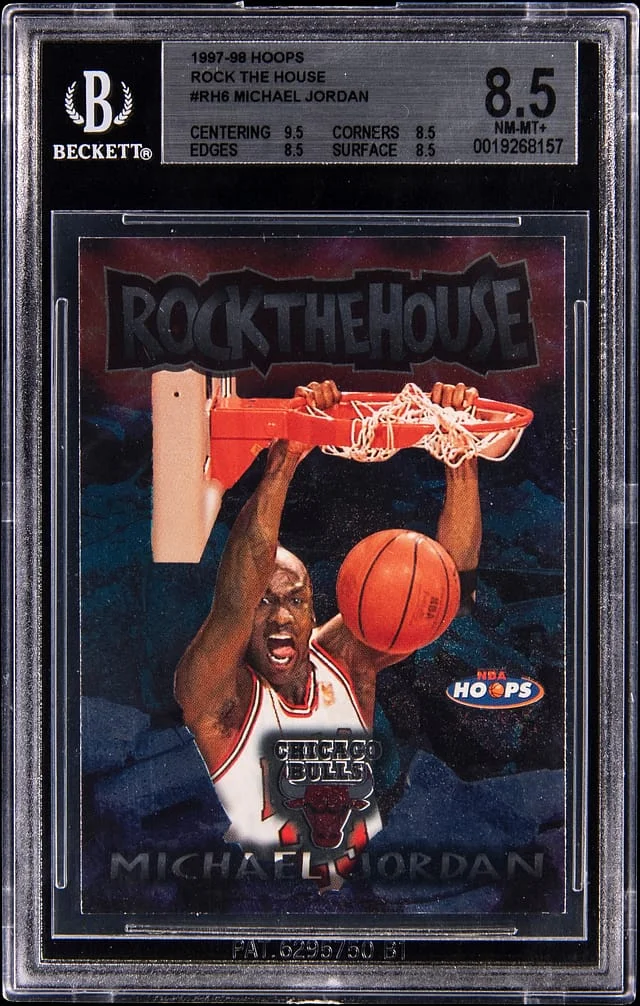 1997-98 Hoops Michael Jordan Rock The House #RH6 card image