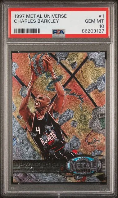 1997-98 Metal Universe Charles Barkley #1 card image