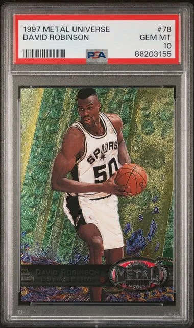 1997-98 Metal Universe David Robinson #78 card image