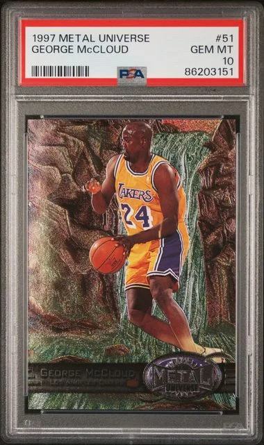 1997-98 Metal Universe George McCloud #51 card image