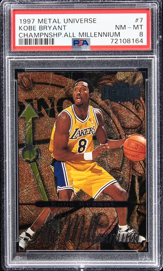 1997-98 Metal Universe Kobe Bryant Championship All Millennium #7 card image