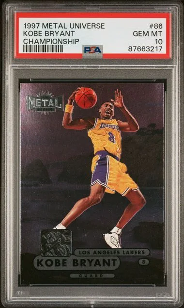 1997-98 Metal Universe Kobe Bryant Championship #86 card image