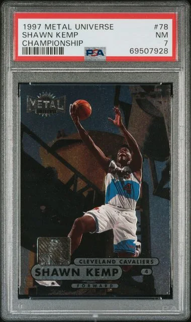 1997-98 Metal Universe Shawn Kemp Championship #78 card image