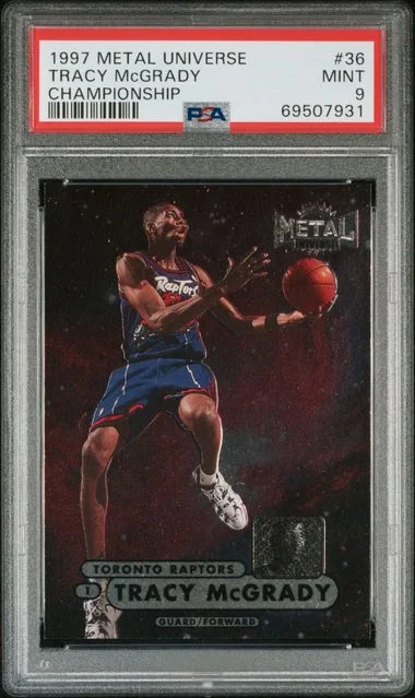 1997-98 Metal Universe Tracy McGrady Championship #36 card image
