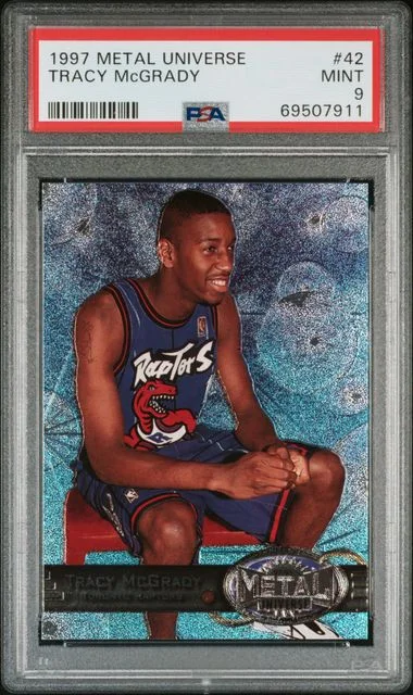 1997-98 Metal Universe Tracy McGrady #42 card image
