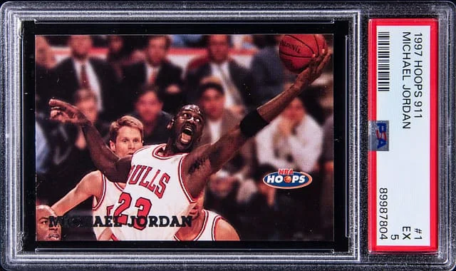 1997-98 Panini Hoops Michael Jordan 911 #1 card image