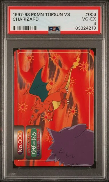 1997-98 Pokemon Topsun Vs Charizard #006 card image