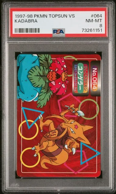 1997-98 Pokemon Topsun Vs Kadabra #064 card image