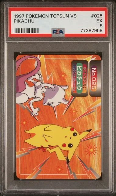 1997-98 Pokemon Topsun Vs Pikachu #025 card image