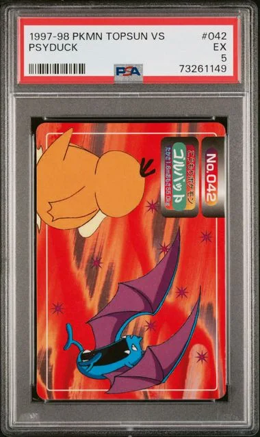 1997-98 Pokemon Topsun VS Psyduck #042 card image