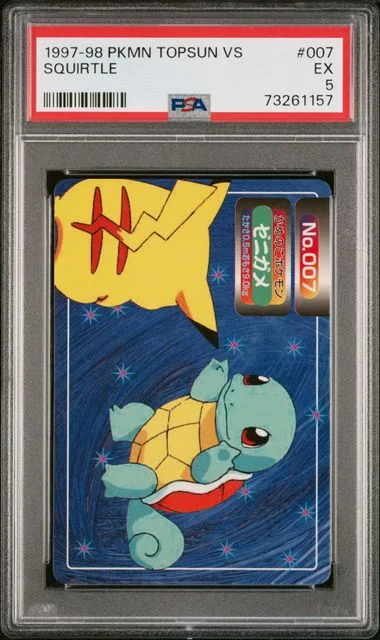 1997-98 Pokemon Topsun Vs Squirtle #007 card image