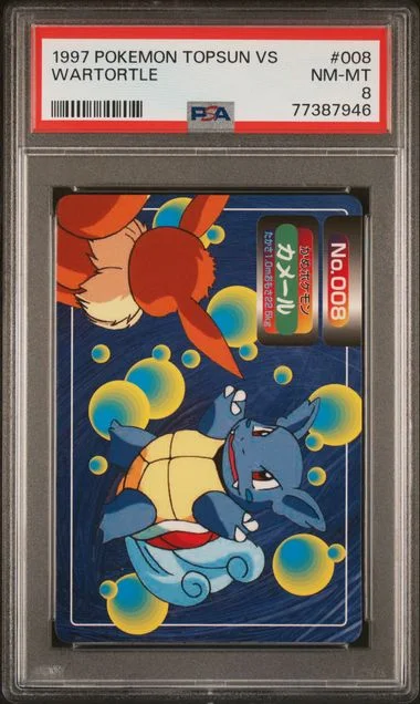1997-98 Pokemon Topsun Vs Wartortle #008 card image