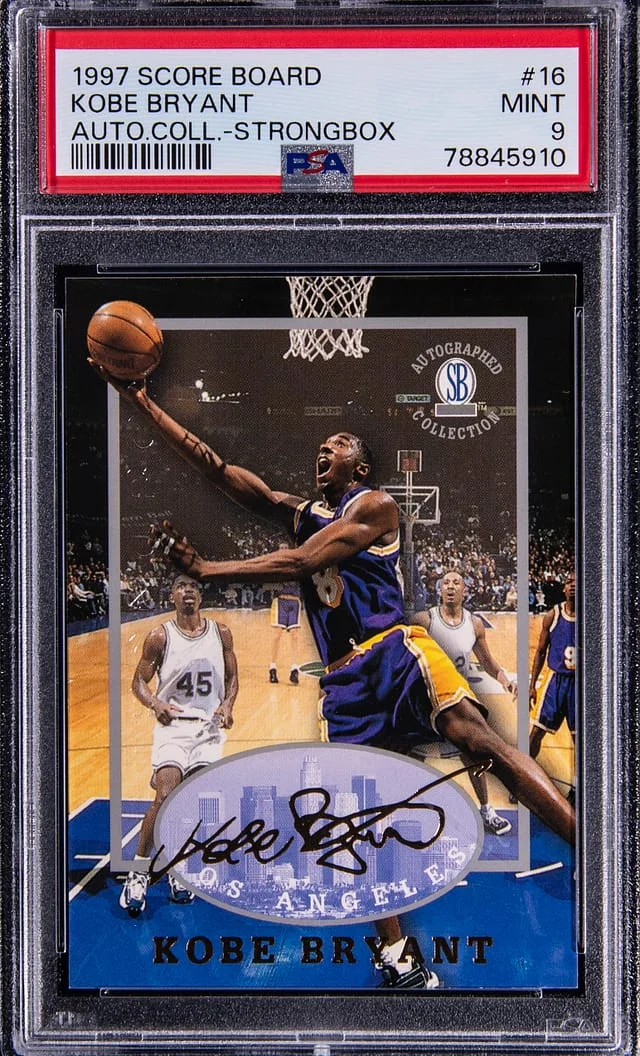 1997-98 Score Board Kobe Bryant A/C Strongbox #16 card image