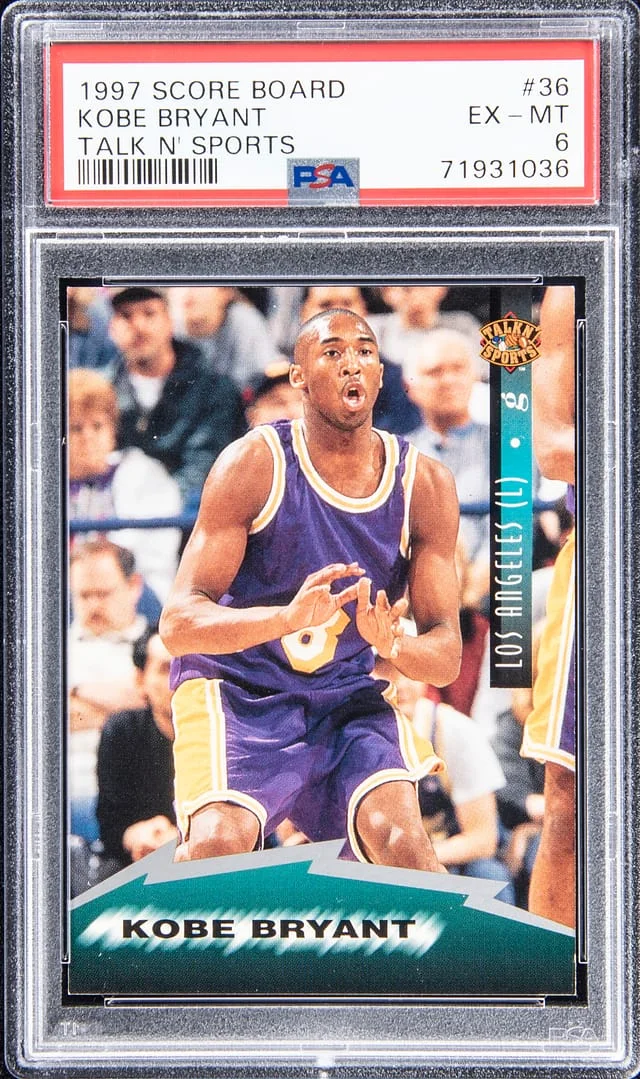 1997-98 Score Board Kobe Bryant Talk N' Sports #36 card image