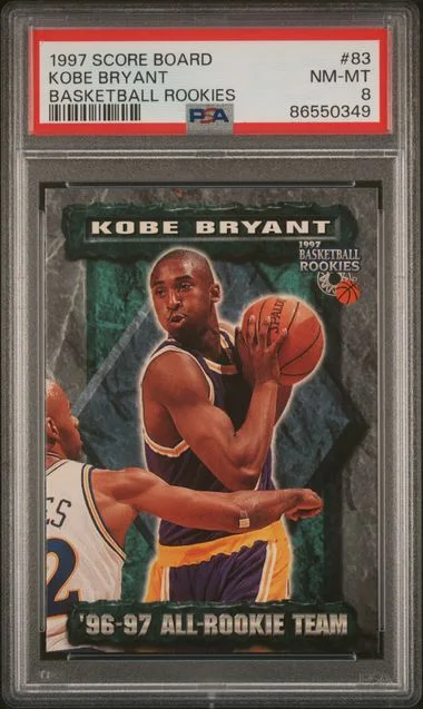 1997-98 Score Board Kobe Bryant Basketball Rookies #83 card image